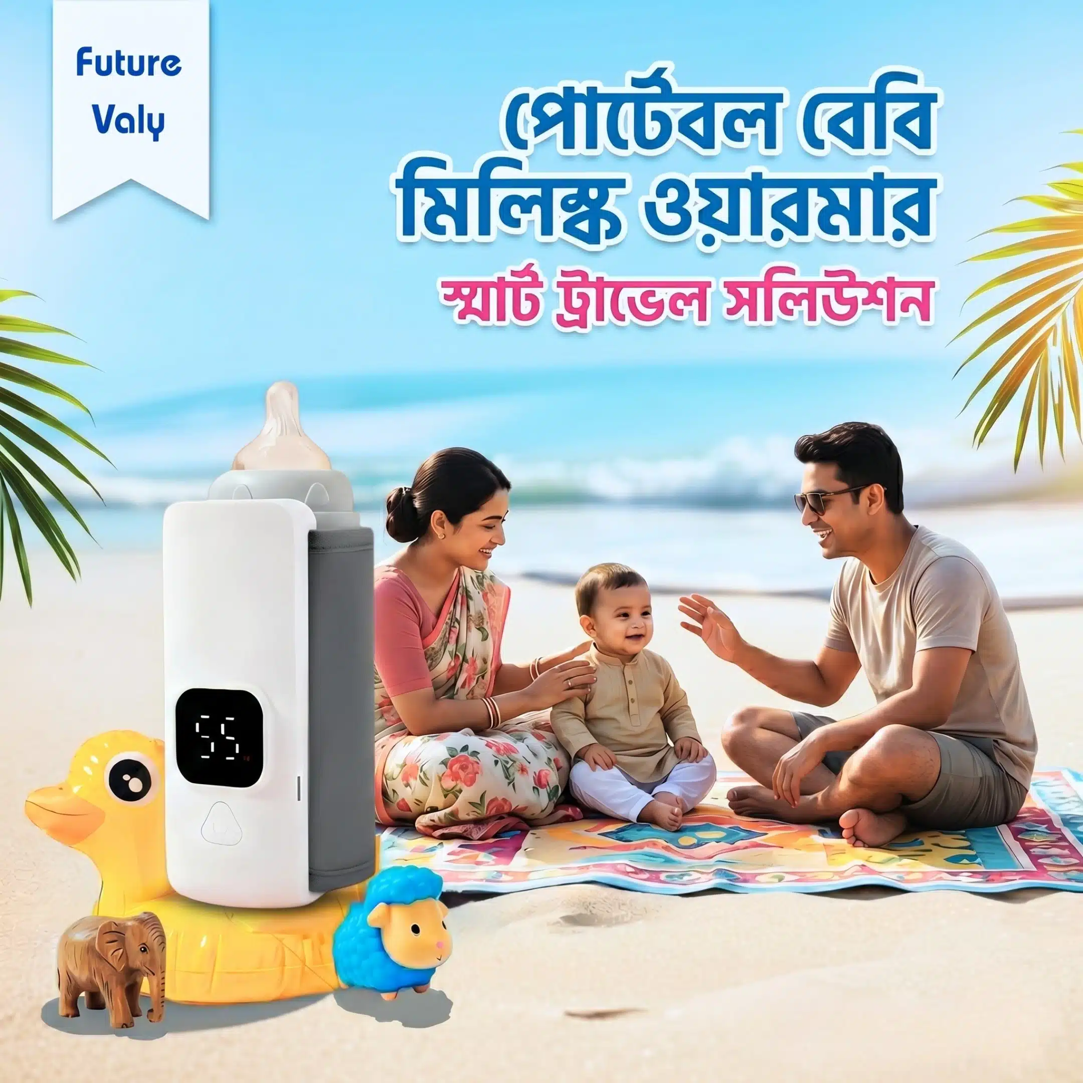 পরিবারের সাথে ভ্রমণে বেবি ওয়ার্মার